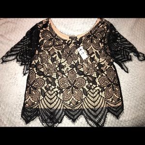 Express lace top